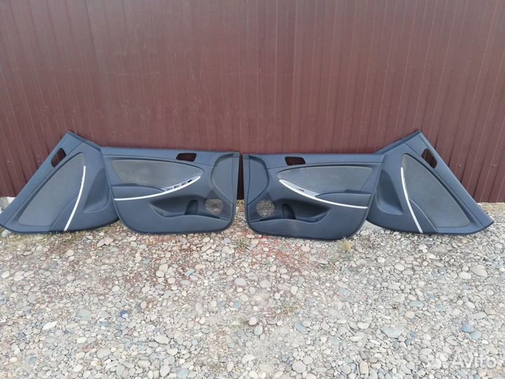 Hyundai solaris обшивки дверей