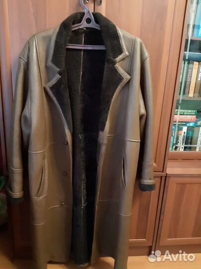 Кожаная дубленка мужская