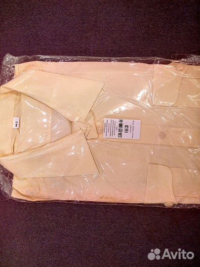 Рубашка вмф кремовая