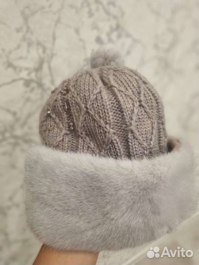 Шапка женская норка