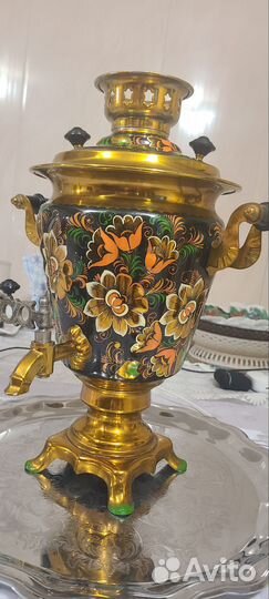 Самовар электрический расписной СССР