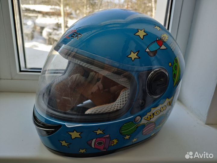 Мотоциклетный шлем детский