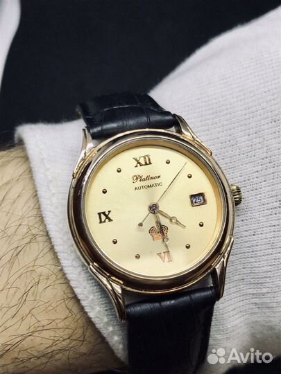 Золотые часы platinor 51.4 грамм