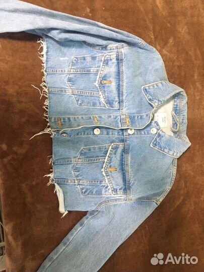 Джинсовая куртка bershka