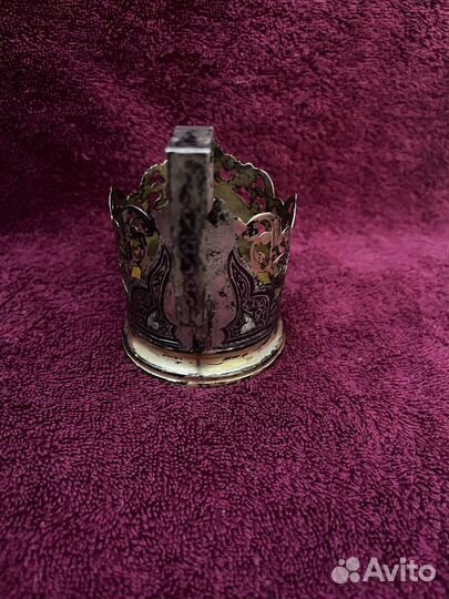 Подстаканник серебряный