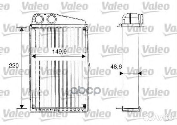 Радиатор печки 812247 Valeo