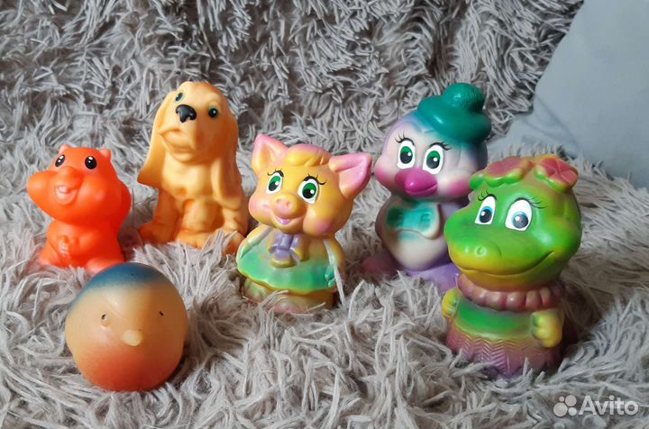 Резиновые игрушки СССР и до 2000х