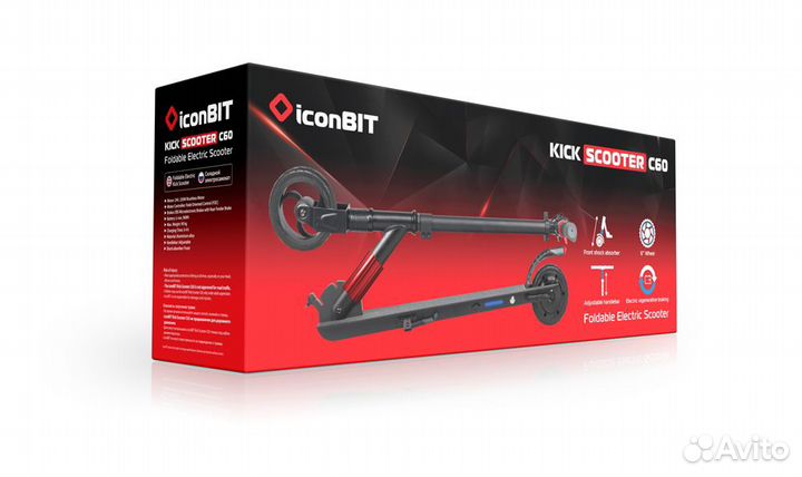 Электросамокат iconBIT Kick Scooter C60