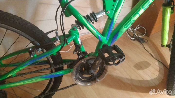 Велосипед stels mustang зеленый