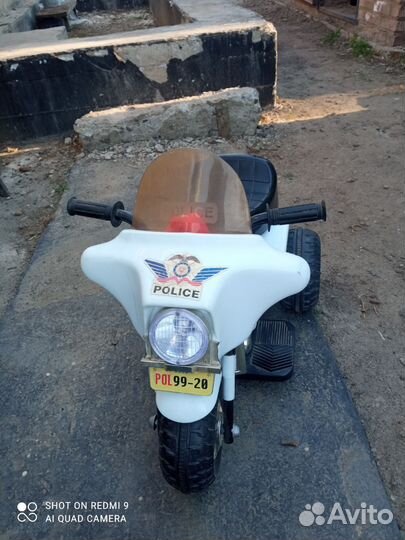 Детский мотоцикл на аккумуляторе бу