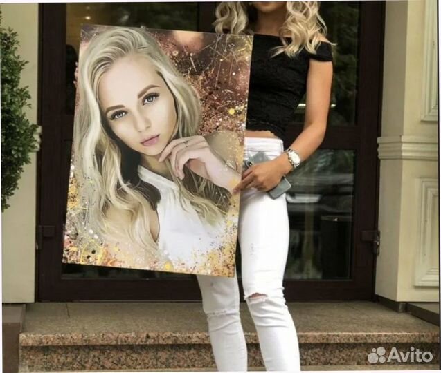 Портрет на холсте (любые размеры)