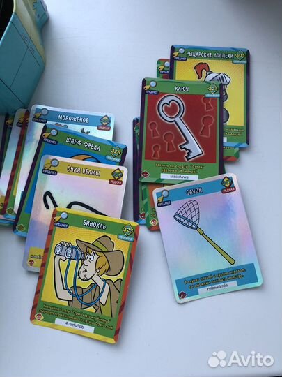 Вагончик скуби-ду с карточками