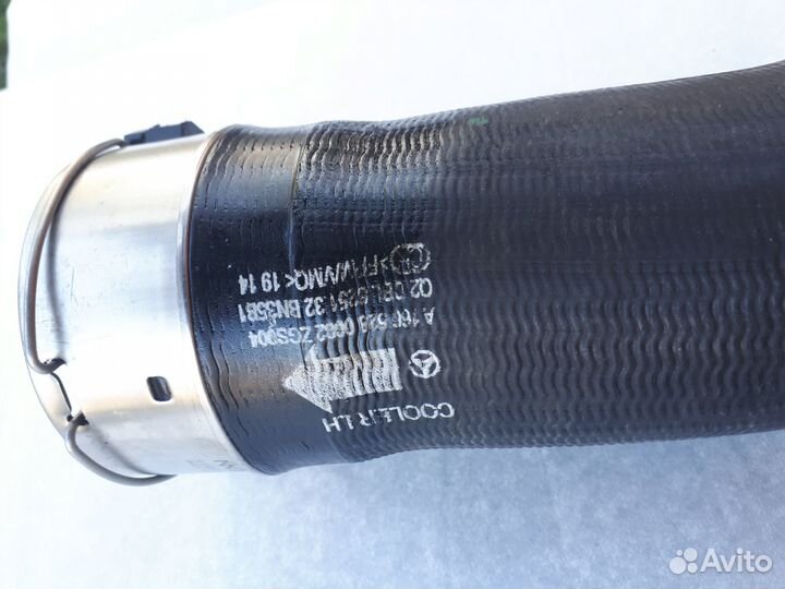 Патрубки интеркулера Mercedes Benz ML W166