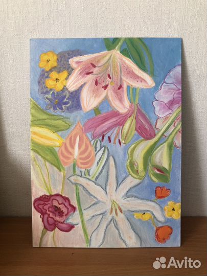 Картина с цветами