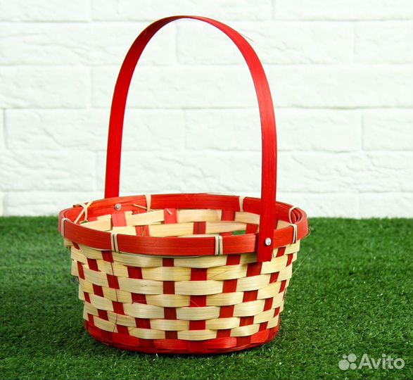 Корзина плетеная, бамбук