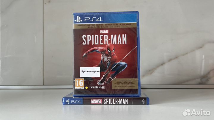 Spider-Man Игра Года PS4 /PS5 Русская версия