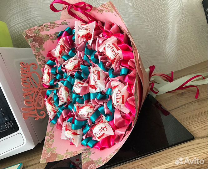 Букеты из конфет, фруктов