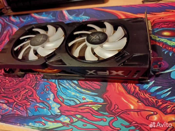 Видеокарта Rx 480 4gb на запчасти