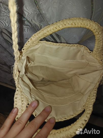 Соломенная сумка