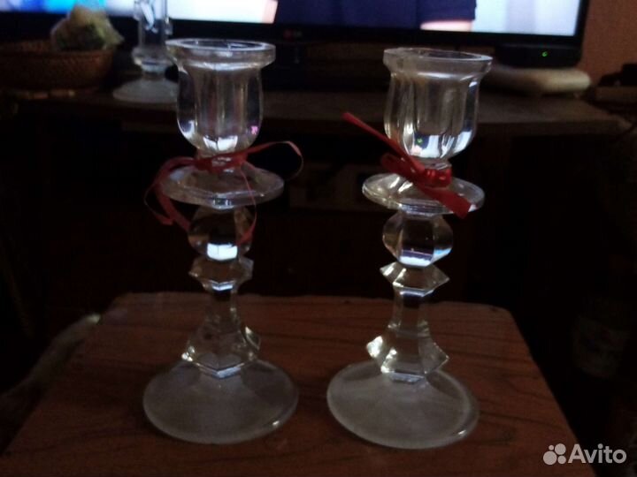 Хрустальные подсвечники