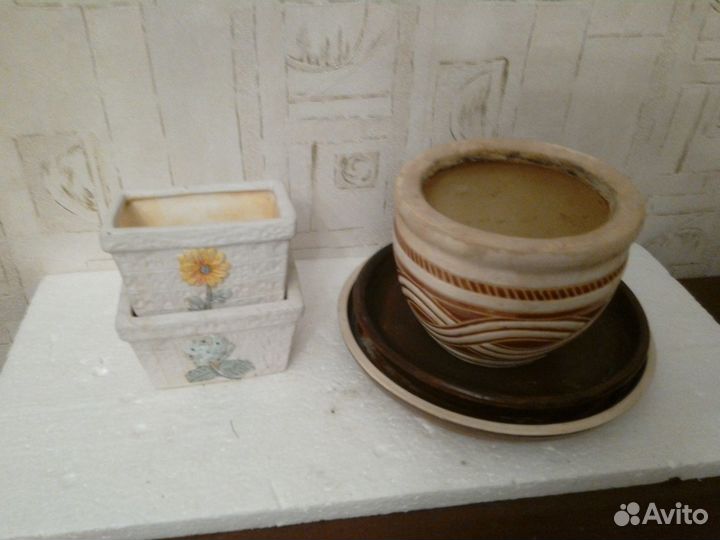 Горшки цветочные разных размеров