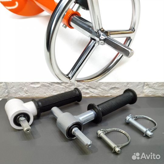 Адаптер для ледобура под шуруповерт 20 мм (3 вида)