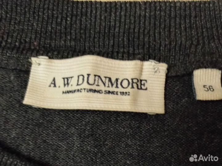 A.W. Dunmore, джемпер 100 шерсть,56 р, Италия