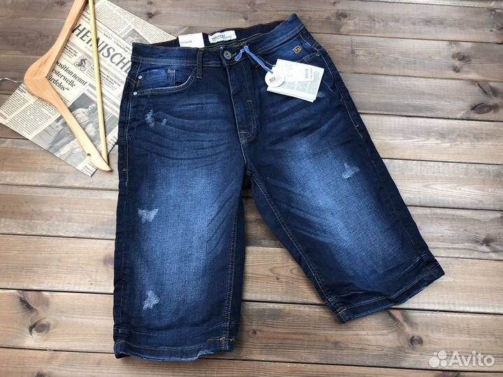 Шорты джинсовые мужские удлиненные Дания