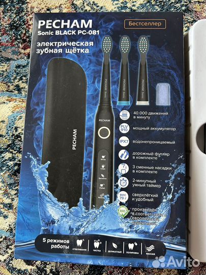 Электрическая зубная щетка pecham sonik