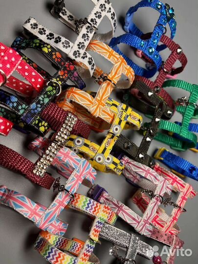 Шлейка поводок для хорька, норки,скунса,енота и др