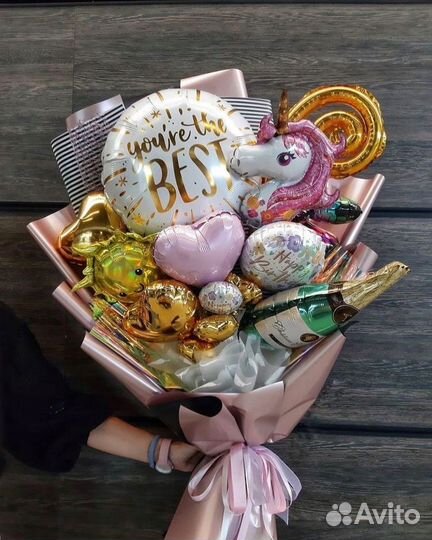 Букет из шаров для девочки