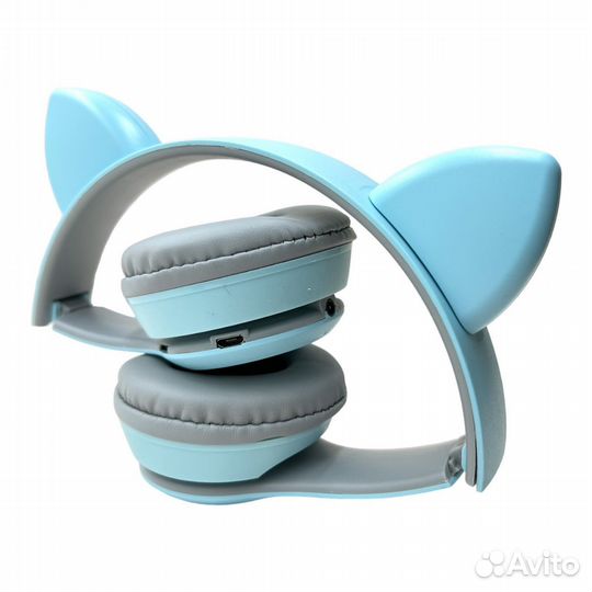 Bluetooth гарнитура CAT EAR P47M White-Blue