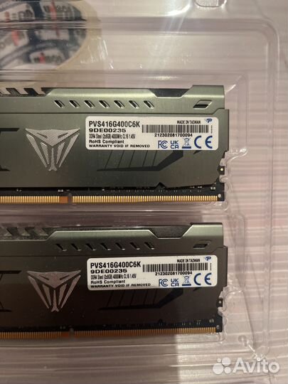 Patriot viper steel ddr4 4000 2*8 kit