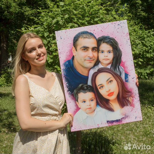 Портреты по фото на заказ