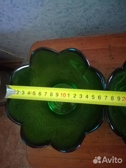 Хрустальная ваза для фруктов на ножке и др