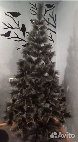 Елка искусственная 180 см Сосна с шишками новая