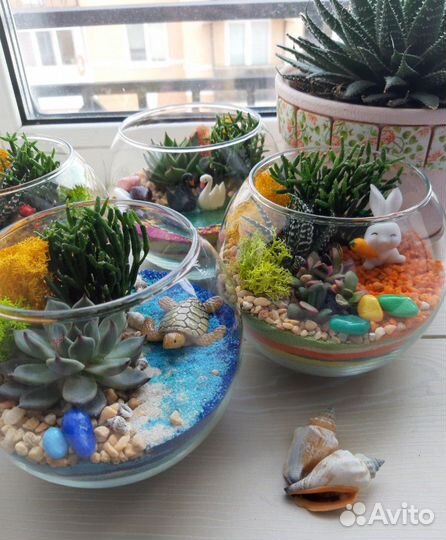 Флорариум. подарки. цветы