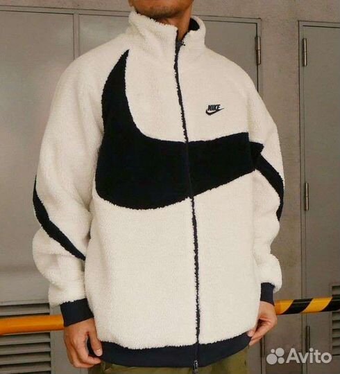 Куртка nike барашка двухсторонняя