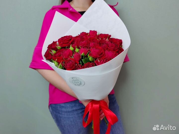 Кустовые розы. Цветы с доставкой