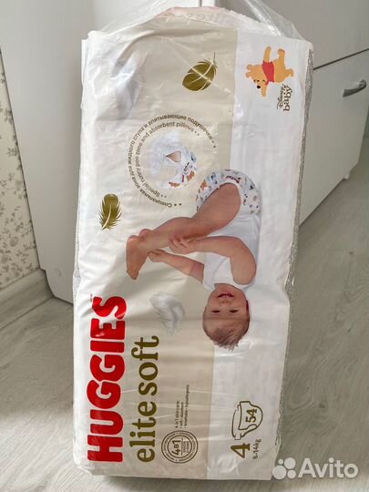 Подгузники трусики huggies 4 elite soft