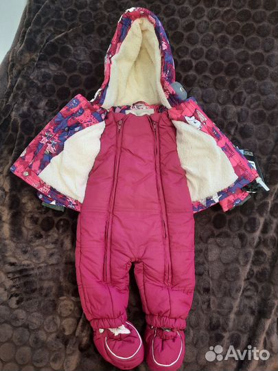 Новый зимний комбинезон для девочки 68
