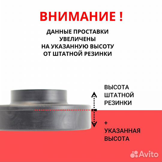 Задние проставки 40мм на Kia K9 II (RJ) 2018-2021