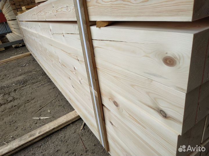 Брус сухой строганый 90х190х6000 Сорт ав