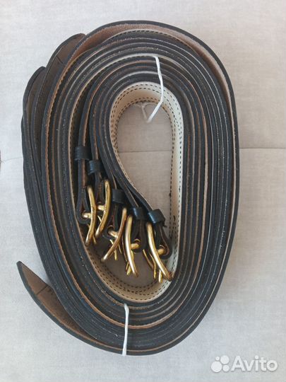 Ремень кожанный офицерский