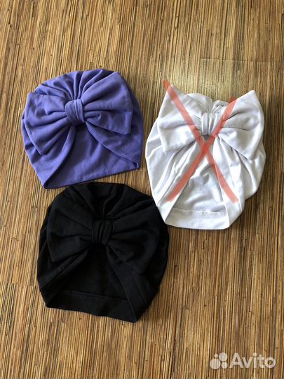 Шапка чалма для девочки