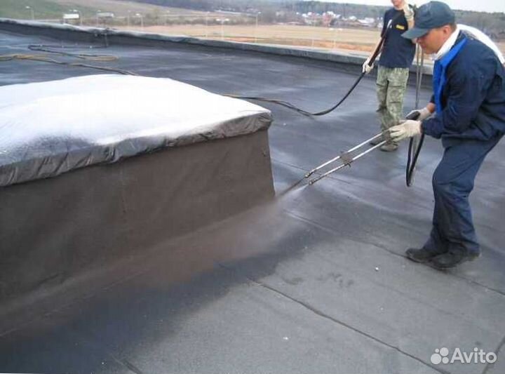Гидроизоляция крыши жидкой резиной