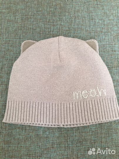 Шапка на девочку и варежки