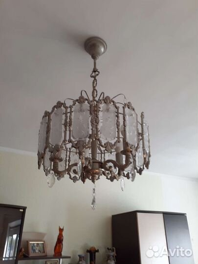 Хрустальная люстра СССР