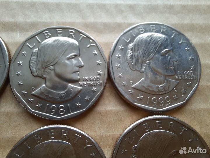 Монета США 1 доллар