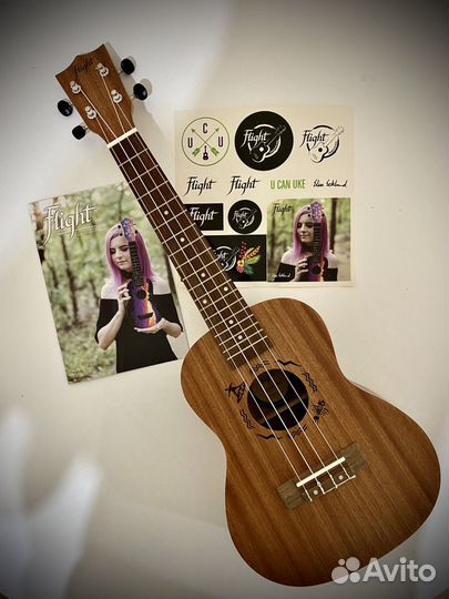 Укулеле flight NUC 310 концерт с комплектом новое